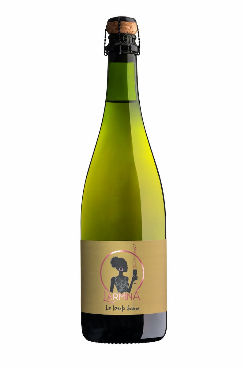 Le Loup Blanc, "Larmina" Bulles de Cinsault rosé 2022 Bio